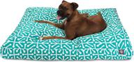 🐾 premium pacific aruba extra large rectangle indoor outdoor pet dog bed: removable washable cover, by majestic pet products - ensuring comfort and convenience! logo