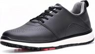 spikeless and waterproof: noxnex men's golf shoes for comfortable and slip resistant golfing experience logo