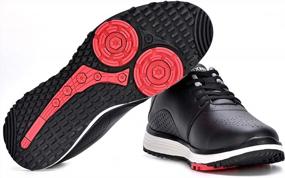 img 1 attached to Spikeless And Waterproof: NOXNEX Men'S Golf Shoes For Comfortable And Slip Resistant Golfing Experience