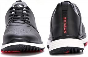 img 2 attached to Spikeless And Waterproof: NOXNEX Men'S Golf Shoes For Comfortable And Slip Resistant Golfing Experience