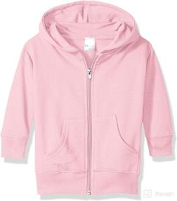 img 1 attached to 👶 Clementine Baby Infant Premium Fleece Zip Sweatshirt Hoodie - Cozy and Convenient for Little Ones