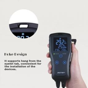 img 2 attached to DIGITEN DTC102 Temperature Controller Outlet 2-Stage Plug In Thermostat Digital Greenhouse Thermostat Reptiles Temperature Controller Heating Cooling Mode For Homebrewing Fermentation Space Heater
