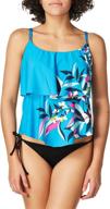👙 women's 24th ocean 2 tiered tankini swimsuit - clothing for swimsuits & cover ups logo