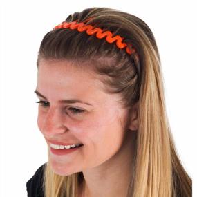 img 3 attached to Colorful Hard Headbands With Teeth - Set Of 12 Plastic Headbands By CoverYourHair® - Ideal For Hair Styling And Accessories