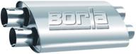 🔊 borla 400286 proxs metallic muffler - high performance exhaust upgrade (4 inch) logo