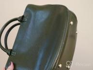 img 1 attached to Retro-Style Small Tote Shoulder Bag For Women - Genuine Leather Handbag By Covelin review by Alex Britton