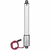 justech 4-inch linear actuator motor 12v 32n - ideal for car, rv, electric door opener, industrial, agriculture, medical, and clean vessels cargo windows - silver logo