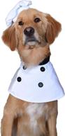 🐶 pet krewe chef uniform dog costume: small to extra large sizes - ideal for christmas, parties, photoshoots & dog lovers' gifts логотип