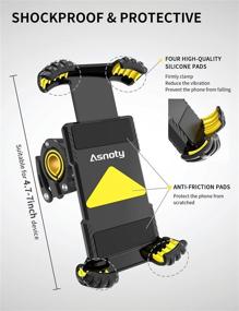 img 3 attached to Смартфоны с регулируемой защитой от сотрясений, совместимые с мотоциклами