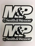 🔫 smith & wesson m&p ar15 black back die cut decal - superior quality firearm decal логотип