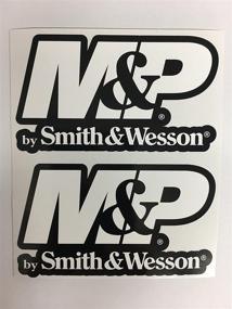 img 1 attached to 🔫 Smith & Wesson M&P AR15 Black Back Die Cut Decal - Superior Quality Firearm Decal