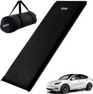 🛏️ premium tesla model y camping air mattress - comfortable memory foam insert for restful sleep - adjustable firmness - evnv (model y, black) логотип