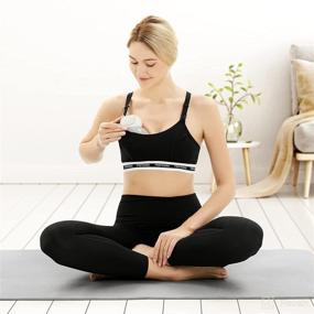 img 1 attached to 🤱 Momcozy Pumping Bra Hands Free: Racerback Nursing Sports Bra for Spectra, Medela, Philips Avent - Supportive Fit, Black, Medium