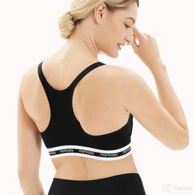 img 3 attached to 🤱 Momcozy Pumping Bra Hands Free: Racerback Nursing Sports Bra for Spectra, Medela, Philips Avent - Supportive Fit, Black, Medium