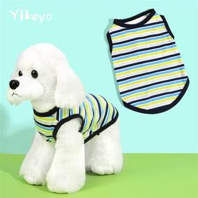 img 3 attached to Yikeyo Clothes Chihuahua Striped Clothing