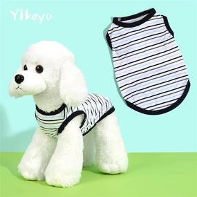 img 2 attached to Yikeyo Clothes Chihuahua Striped Clothing