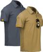 men's short sleeve sports polo shirt - golf tennis t-shirt logo