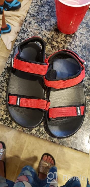 img 1 attached to 🏖️ GETUBACK Kids Sandals Boys Outdoor Beach Shoes - Summer Water Shoe with Light and Anti-flip Design review by Jake Solorzano