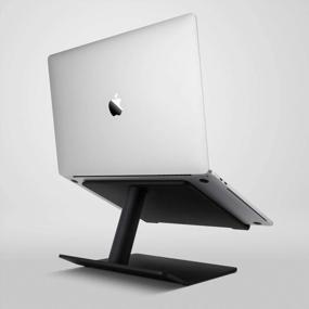 img 3 attached to BLACK UPPERCASE Designs PILLR Solid Aluminum Stand For Elevating MacBooks And Other Laptops