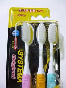 img 2 attached to 🦷 Superior Family Oral Care with Systema Original Bristles Toothbrushes