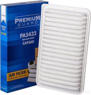 pg pa5432 air filter for toyota camry, highlander, sienna, rx350 and es330 - enhanced filtration for 2002-2013 models logo