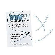 img 1 attached to 🦷 Pack of 3 BridgeAid Dental Floss Threader Bottles (150 ct)