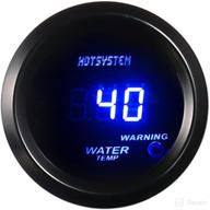 🌡️ hotsystem universal water temp gauge: accurate digital led temperature meter for car automotive - 2in 52mm, dc12v (celsius) логотип