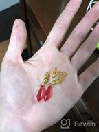 img 1 attached to 🎮 Genshin Impact Tartaglia Earrings - Anime Game Hook Earrings - Cosplay Jewelry for Women and Girls review by Laura Church