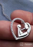 img 1 attached to YFN Mother Daughter Necklace: Sterling Silver Pendant Jewelry for Special Mom-Daughter Bond - Perfect Birthday and Mother's Day Gifts for Women and Girls review by Janice Turner