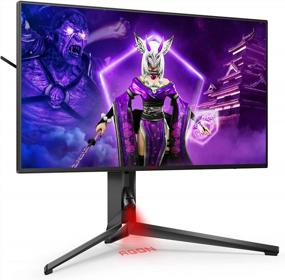 img 2 attached to 🎮 Enhance Your Gaming Experience with the AOC AG274QG Tournament Monitor: Ultimate 2560X1440P, 240Hz Refresh Rate, Anti-Glare Screen, Built-In Speakers, Flicker-Free & Blue Light Filter