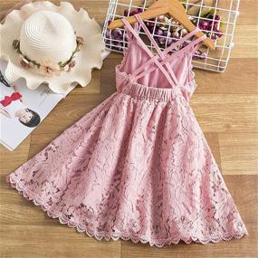 img 2 attached to NNJXD Sleeveless Princess Sundress Tulle Black Girls' Clothing : Dresses