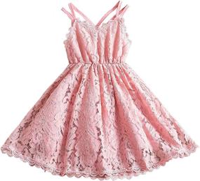 img 3 attached to NNJXD Sleeveless Princess Sundress Tulle Black Girls' Clothing : Dresses