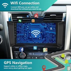 img 2 attached to Обновите свой Nissan Altima с помощью нашей беспроводной автомобильной стереосистемы Android и наслаждайтесь 9-дюймовым сенсорным экраном, Carplay/Android Auto, GPS-навигацией и многим другим!
