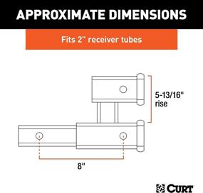 img 3 attached to 🚙 CURT 45792 Dual Receiver Trailer Hitch Ball Mount, 2-Inch, with 3,500 lbs Capacity