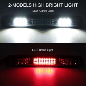 img 3 attached to 🚦 High Mount LED Third Brake Light for 1999-2007 Chevy Silverado GMC Sierra 1500 2500 3500 HD Classic, Rear Cargo Lamp Stop Light