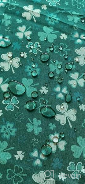 img 1 attached to Waterproof Shamrock Tablecloth For St Patrick'S Day & Spring - 54 X 80 Inches, Spillproof And Stain Resistant, Green Clover Design, Ideal For Dining Room, Kitchen, And Party, Easy To Wash By DWCN review by Meghan Brown
