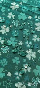 img 5 attached to Waterproof Shamrock Tablecloth For St Patrick'S Day & Spring - 54 X 80 Inches, Spillproof And Stain Resistant, Green Clover Design, Ideal For Dining Room, Kitchen, And Party, Easy To Wash By DWCN