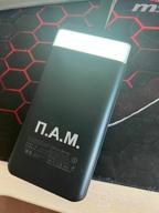 img 1 attached to 🔋 MI9 50000mAh Portable Battery Bank - Black review by Lang Lang Buana ᠌