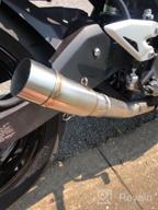 img 1 attached to Kawasaki Ninja 400 Z400 Slip-On Exhaust System Including Muffler For Improved Performance - Compatible With Models From 2018, 2019, And 2020 review by Emili Hudson
