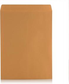 img 2 attached to Ultra Strong 10 X 13 Self-Seal Brown Kraft Catalog Envelopes - 100 Count For Secure Delivery (28Lb, Quick-Seal, 39300)