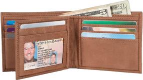 img 3 attached to ID STRONGHOLD Blocking Leather Bifold Men's Accessories at Wallets, Card Cases & Money Organizers