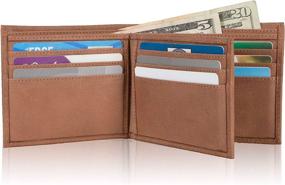 img 2 attached to ID STRONGHOLD Blocking Leather Bifold Men's Accessories at Wallets, Card Cases & Money Organizers