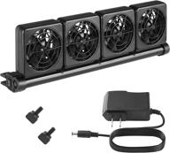 🐠 optimized seven-master aquarium chillers, fish tank cooling fan system with wind power and adjustable angle, clip-on chiller with 2/3/4 heads, 2 control gears логотип