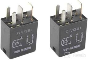 img 4 attached to 2-Pack OEM 4-PIN 8T2T-14B192-AA Relays – Multi Purpose for Fusion F150