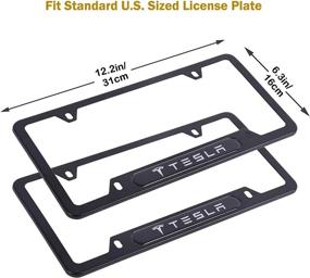 img 3 attached to 2 шт. для рамы номерного знака Tesla