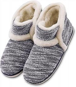 img 4 attached to Stay Cozy And Chic In GaraTia'S Vintage Arctic Indoor/Outdoor Women'S Slippers