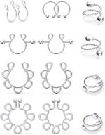 goerhsjie non piercing nipplerings piercings stainless women's jewelry ~ body jewelry logo