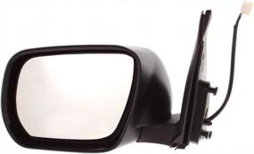 img 4 attached to Suzuki Grand Vitara 2006-2013 Driver Side Door Mirror: Power, Non-Heated, Manual Folding, Paintable Replacement