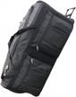 xl rolling duffle bag with heavy duty wheels – perfect for travel, sports and more! logo