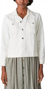 img 4 attached to Stylish And Versatile: Get The Lucky Brand Women'S Tomboy Trucker Jacket Today!